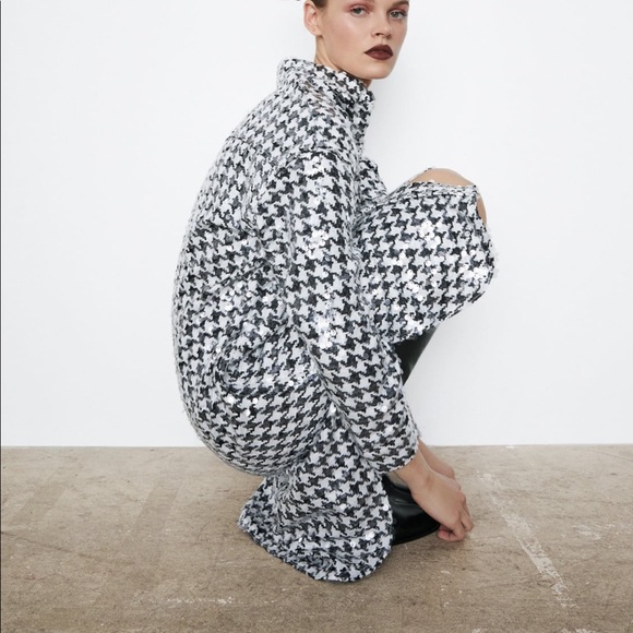 Houndstooth Overshirt - Picture 2 of 5
